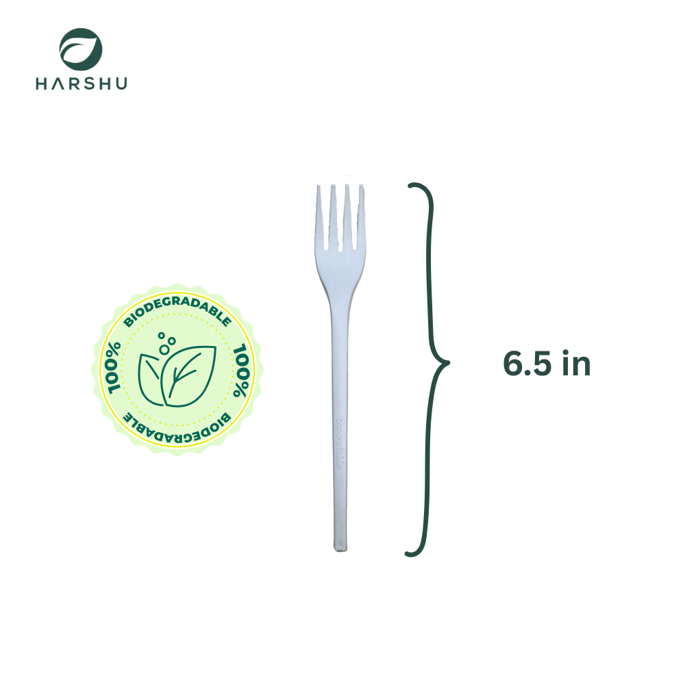 PLA Forks - 500 Count for Restaurants, Picnics, and Schools