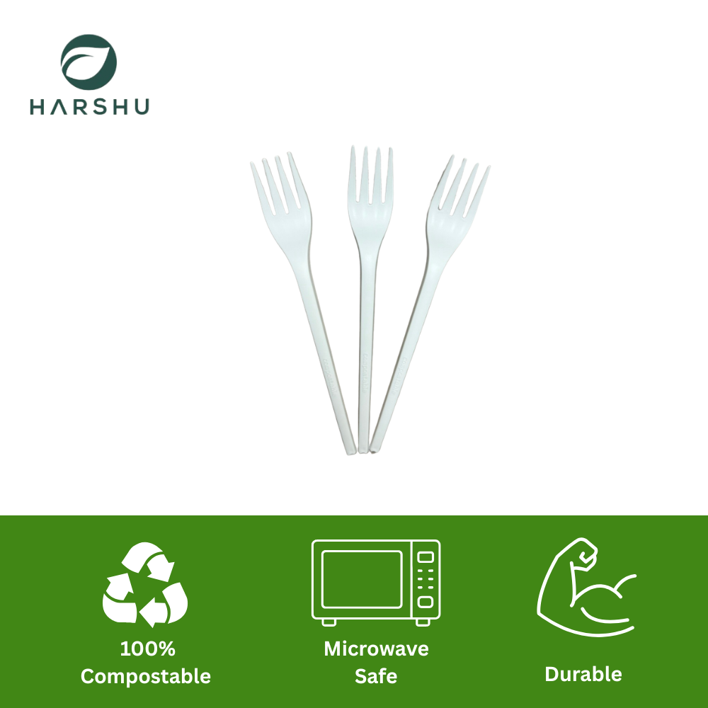 PLA Forks - 500 Count for Restaurants, Picnics, and Schools