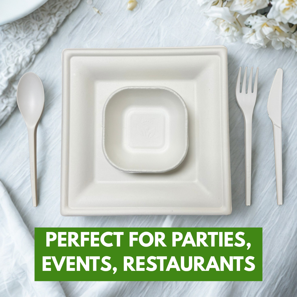 PLA Forks - 500 Count for Restaurants, Picnics, and Schools