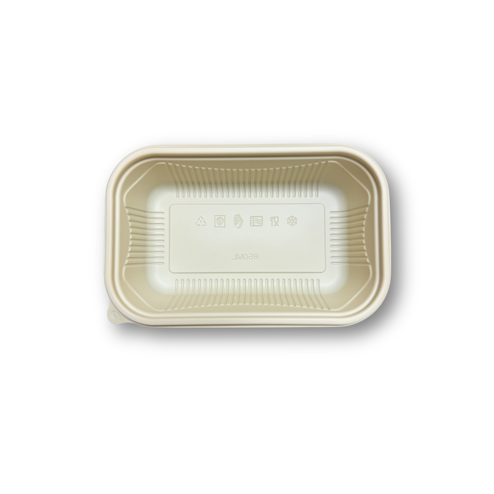 Rectangular Meal Tray 850 ML with Lids - 50 Pack